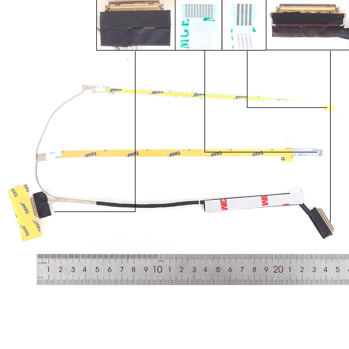 Picture of New LCD Display Screen Cable Replacement  For Lenovo Gaming 3i 15IHU 15ACH 30pin 0.5